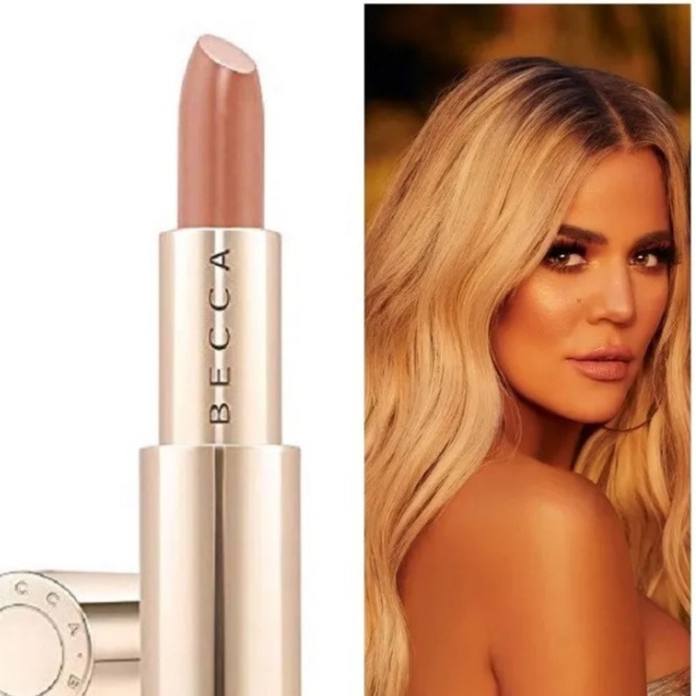 BECCA Khloe x Malika Lipstick in YOURS TRULY Pinky Neutral Limited Edition BNIB